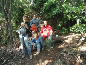 gruppo stanco ma felice