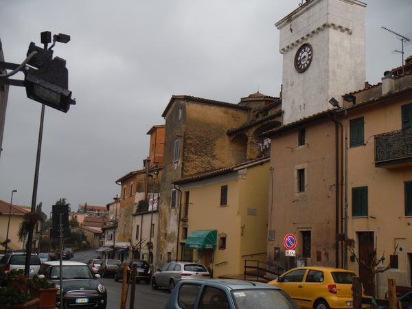 Castelnuovo di Farfa sotto la pioggia