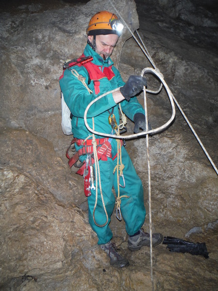 sorvegliante con corda senza utilizzatori